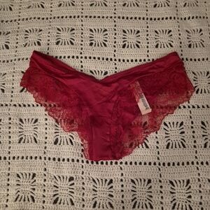 Victoria's Secret Red Lace Bikini Panty